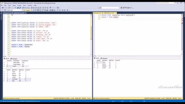 35.DELETE CASCADE In SQL Server смотреть онлайн