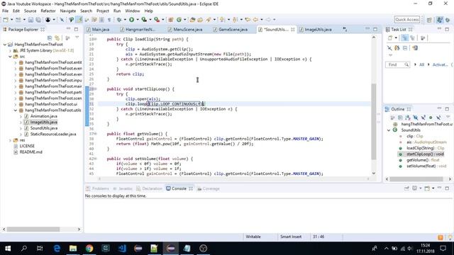 Java Game Programming - HangMan Part-22 (Sound) смотреть онлайн