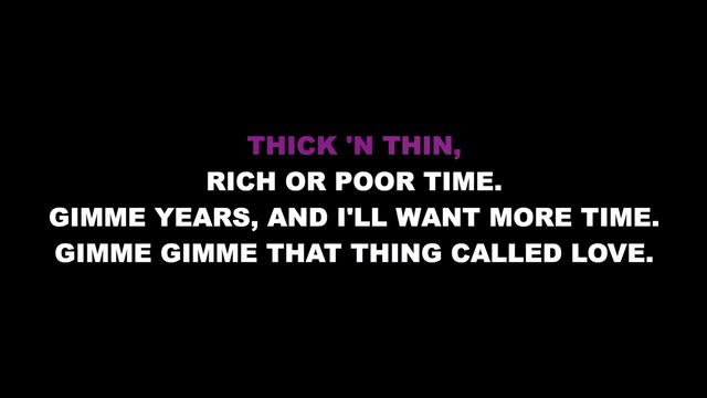 "Gimme Gimme" from Thoroughly Modern Millie - Karaoke Track with Lyrics on Screen смотреть онлайн