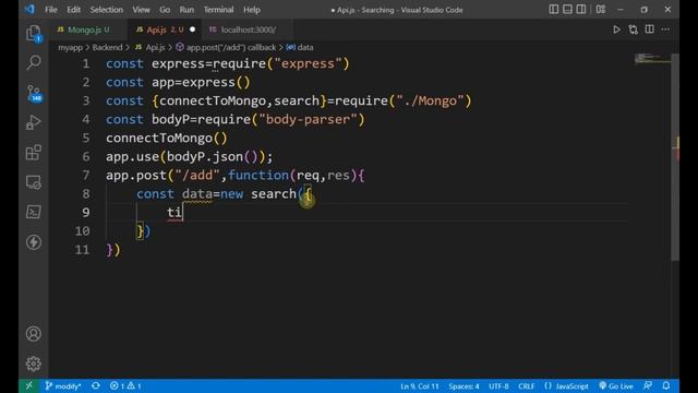 How to use an #api to add data to #mongodb database | How to use module.exports in javascript смотреть онлайн
