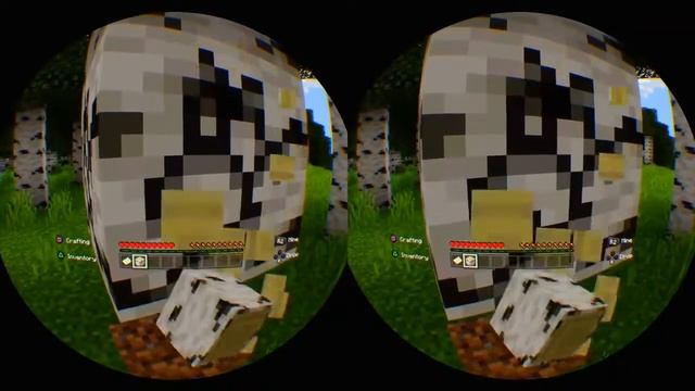 Майнкрафт для 3д очков (VR).используйте реально работает сылка на видео в комментарии. смотреть онлайн