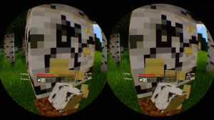 Майнкрафт для 3д очков (VR).используйте реально работает сылка на видео в комментарии.
