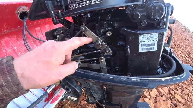 Самодельный газ,реверс на Меркури 40 сиа про. смотреть онлайн