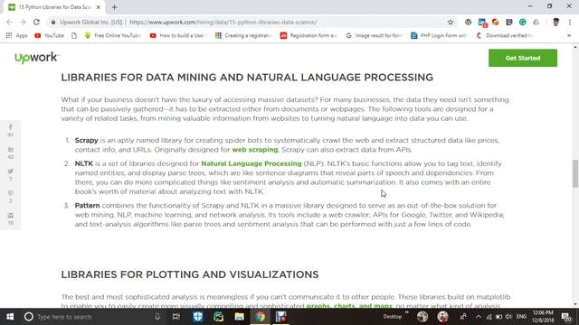15 Python Libraries for Data Science, Machine Learning, Web Mining and Data Visualization смотреть онлайн
