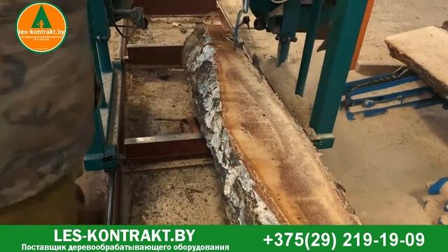 ПИЛИТ КАК ПО МАСЛУ!!! Ленточная пилорама Алтай 900 prof смотреть онлайн