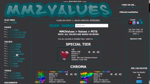 MM2 Value List And Supreme Value List ( Updated )