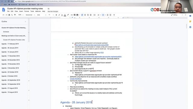 Kubernetes SIG VMware - Cluster API vSphere Provider bi-weekly syncup 20190211 смотреть онлайн