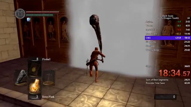 Dark Souls Any% DT HWW in 35:47 (old PB) смотреть онлайн