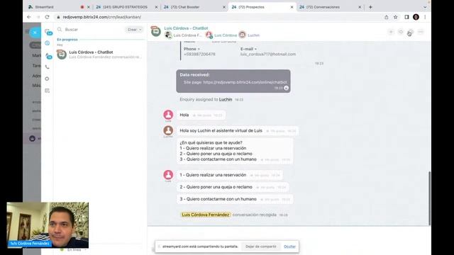 ¿Cómo Configurar Chatbots para Whatsapp y Redes Sociales con Bitrix24? смотреть онлайн