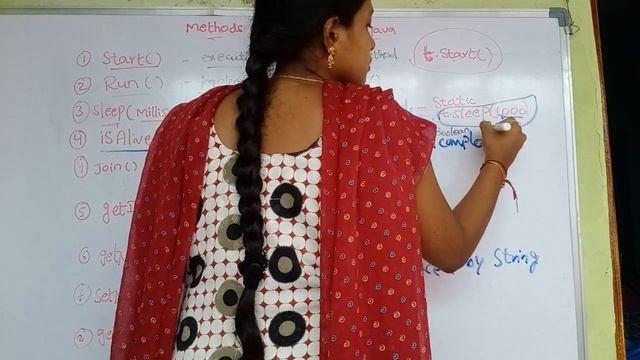 III B-Tech - II Sem - ECE - R16-JAVA-Methods of threads part-1 смотреть онлайн