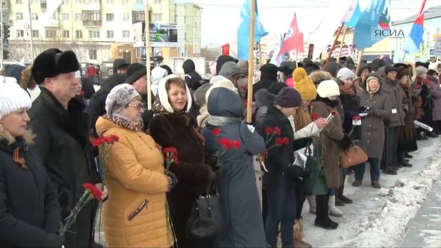 Всероссийский автопробег в честь юбилея Победы прибыл в Якутск смотреть онлайн