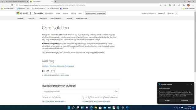 Windows 11 - Core Isolation - virtualization-based security (VBS) Enabled смотреть онлайн