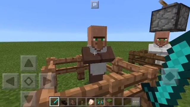 КАК НАДЕТЬ БРОНЮ НА ЖИТЕЛЯ В Minecraft PE | _ CRAZER _ смотреть онлайн