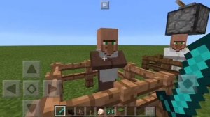 КАК НАДЕТЬ БРОНЮ НА ЖИТЕЛЯ В Minecraft PE | _ CRAZER _