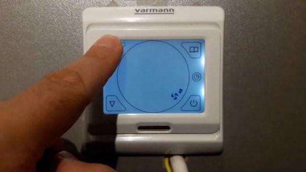 Как настроить термостат Varmann