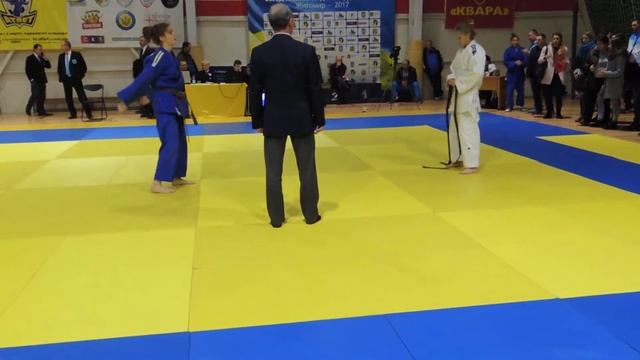 Чемпионат Украины по дзюдо в Житомере 2 встреча Полякова Виктория смотреть онлайн