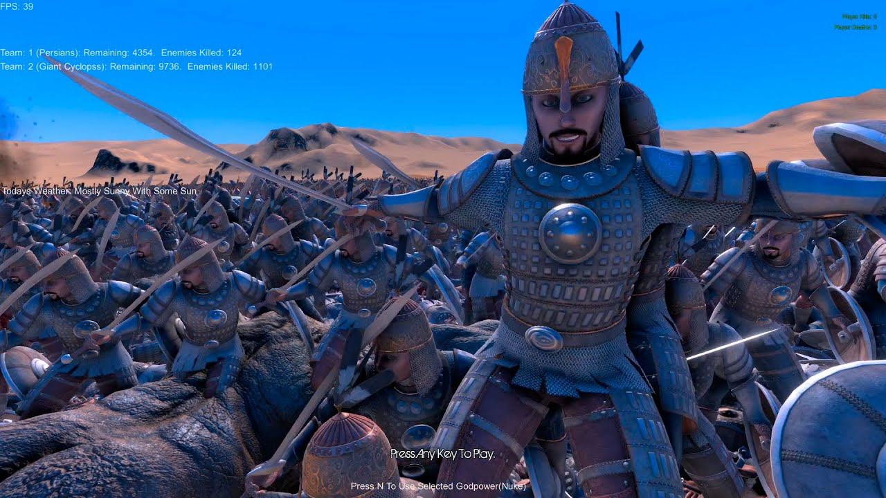 Persian Vs Giant Cyclops - Ultimate Epic Battle Simulator
