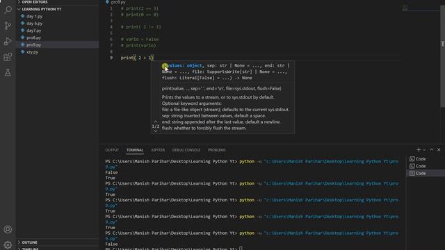 Learn Python - Hindi [ Boolean Operators ] - Part - 9 смотреть онлайн