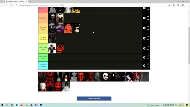 The Mimic SCARIEST Monsters Tier List Roblox