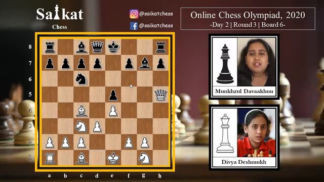 Veni Vidi Vici!! Divya Deshmukh vs Munkhzul Davaakuu | Online Chess Olympiad(2020) | Day 2 | Round смотреть онлайн