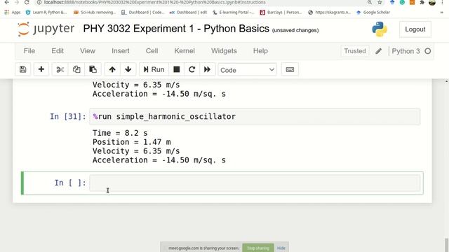 UNZA PHY 3032 Experiment 1 Python Basics смотреть онлайн
