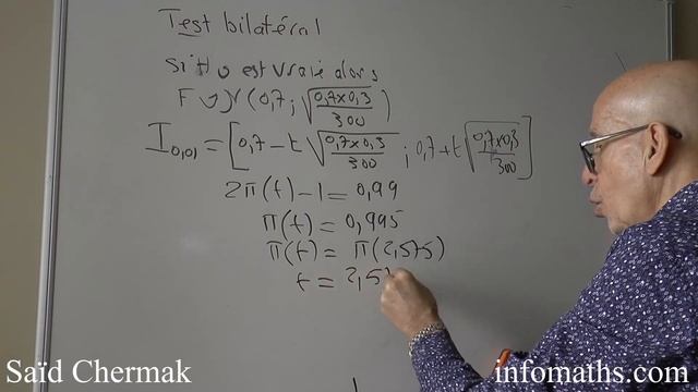 TESTS D'HYPOTHÈSES. TEST BILATÉRAL. TEST UNILATÉRAL. ÉTUDE D'UNE PROPORTION смотреть онлайн