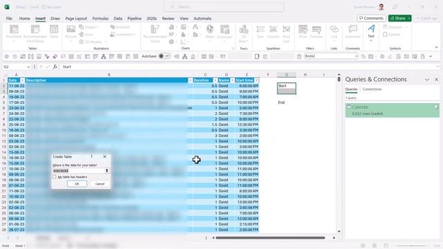 Extract Outlook meeting data into Excel live. Timesheets ++ смотреть онлайн