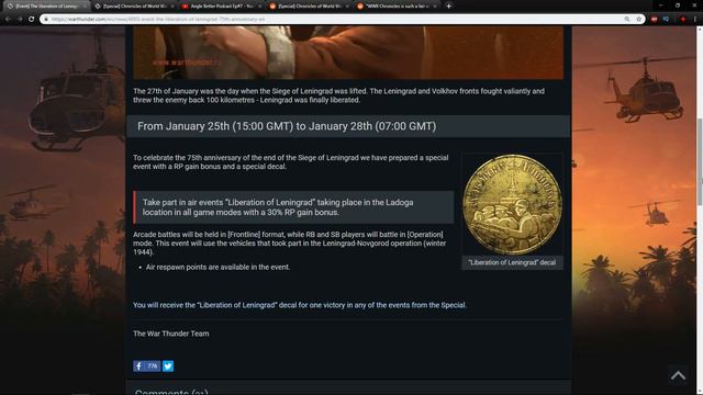 War Thunder - Leningrad Event and Historical Event Thoughts смотреть онлайн