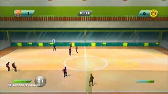 Fifa 15 Nintendo Wii - Futsal (salão - indoor ) Gameplay смотреть онлайн