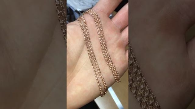 Золотая цепочка плетение Бисмарк смотреть онлайн