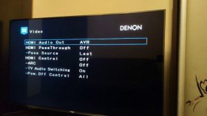 Как подключить телевизор Sony XH9505 к ресиверу Denon X550 через ARC