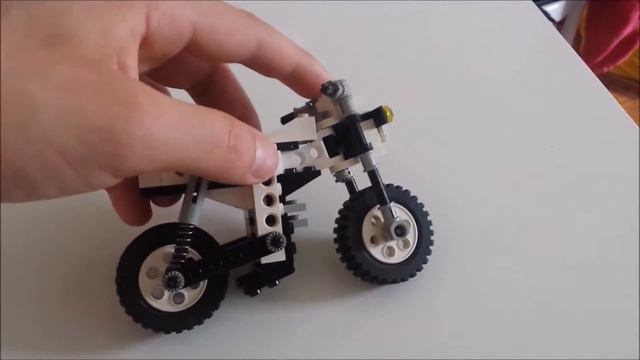LEGO 1991: Cafe racer motorcycle and trike (8810) timelapse build and review смотреть онлайн
