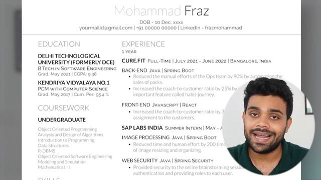 The Resume that got me into GOOGLE смотреть онлайн