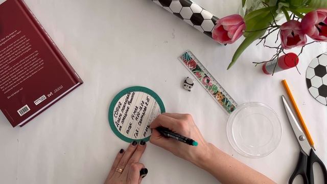 Приглашение на день рождения. Футбольная тематика. DIY. смотреть онлайн