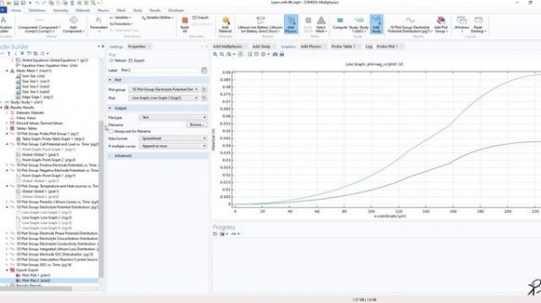 How to Export results data from COMSOL Multiphysics