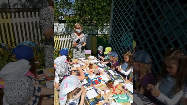 Мастер-класс для детей. Аппликация "Российский флаг". смотреть онлайн