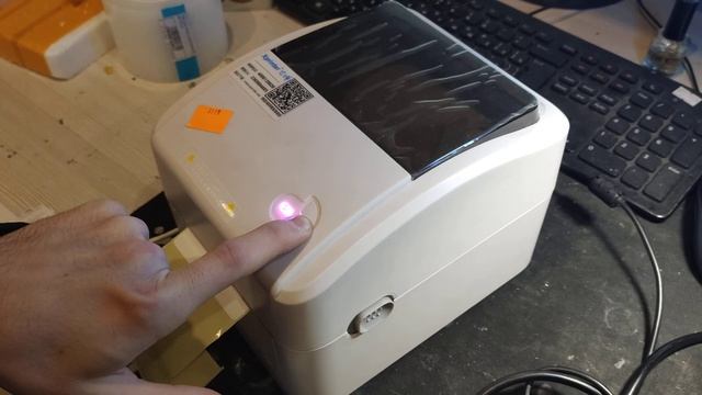 problem with xprinter 420b. stuck on purple light смотреть онлайн