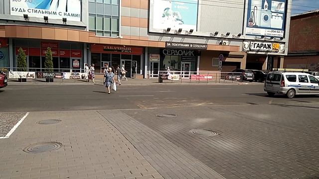 Переход через Фридриха Энгельса (напротив Атмосферы и Центрального рынка) смотреть онлайн
