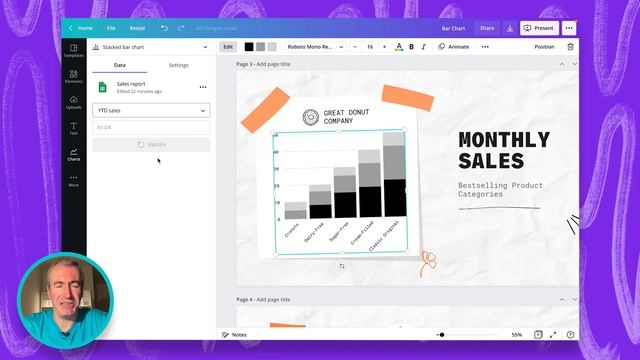 How to Create Graphs and Charts in Canva | New feature смотреть онлайн