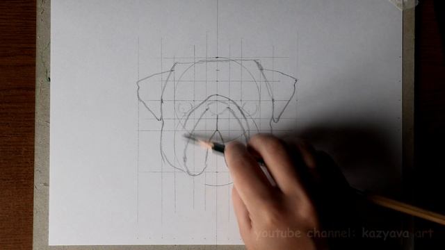 Как нарисовать МОПСА карандашом. Поэтапный мастер-класс смотреть онлайн