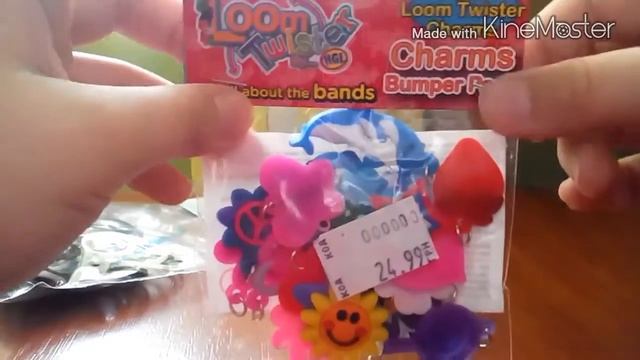 Мои покупки после школы#4 - Резинки для плетения(ч. и б.) и подвески Loom Twister. смотреть онлайн