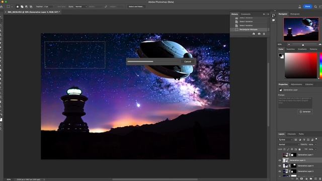 Testing out generative fills from Adobe Firefly in Photoshop beta смотреть онлайн