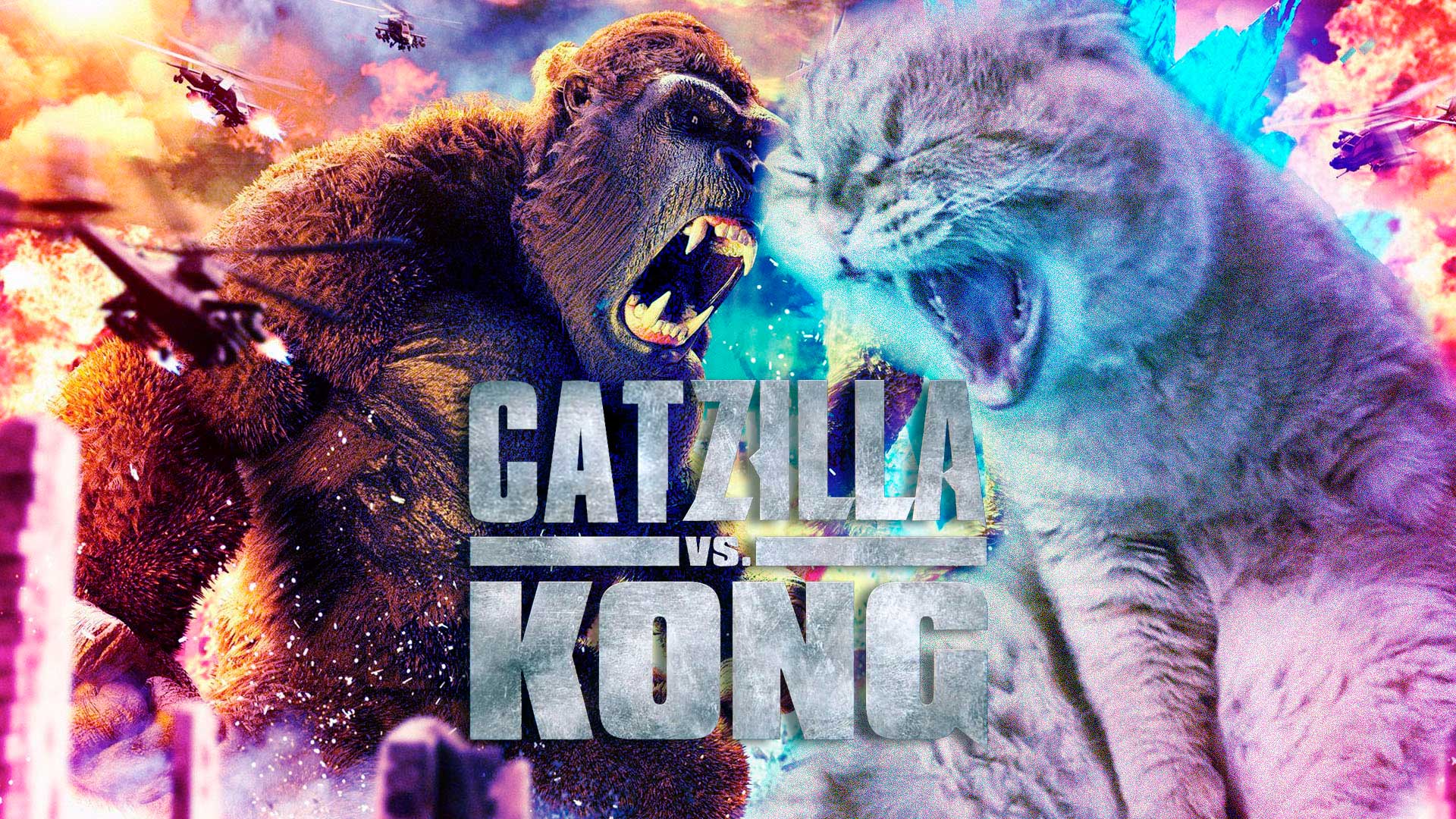 CATZILLA vs KONG/ Funny Trailer смотреть онлайн