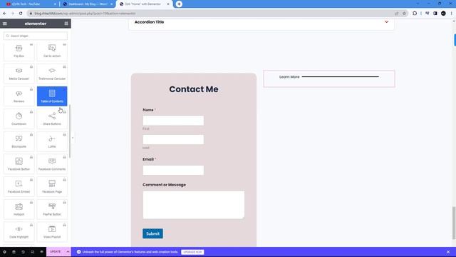 How to Create an Awesome Contact Us Page in Elementor FREE | WordPress Full Course смотреть онлайн