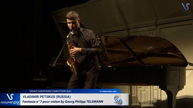Vladimir PETSKUS (Russia) plays Fantasie nº7 pour violon by G.P. Telemann смотреть онлайн