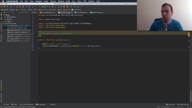 Retrofit Tutorial — Getting Started and Creating an Android Client смотреть онлайн