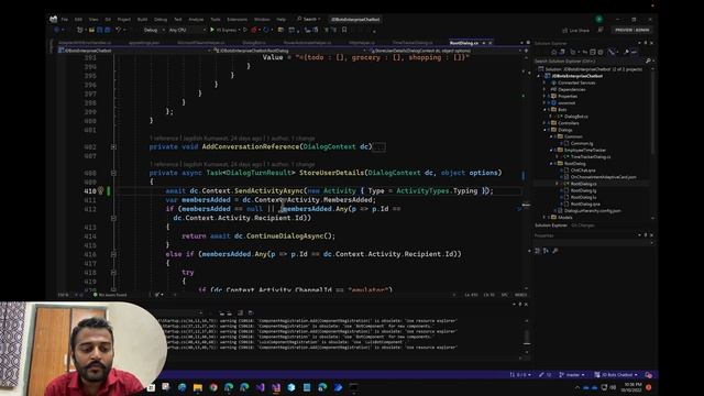 13. How to Add a Typing Indicator in Microsoft Bot Framework v4 .NET Core C# | Enterprise Chatbot смотреть онлайн