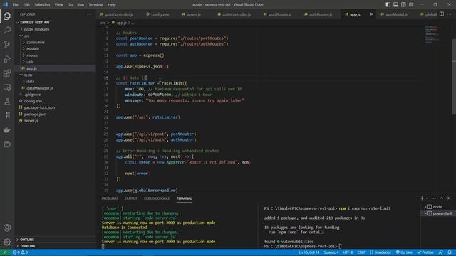 Express JS Complete Course #45 - Setting additional HTTP headers via helmet смотреть онлайн