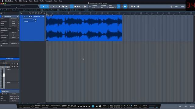 Studio One Minute: How To Timestretch And Detect Tempo