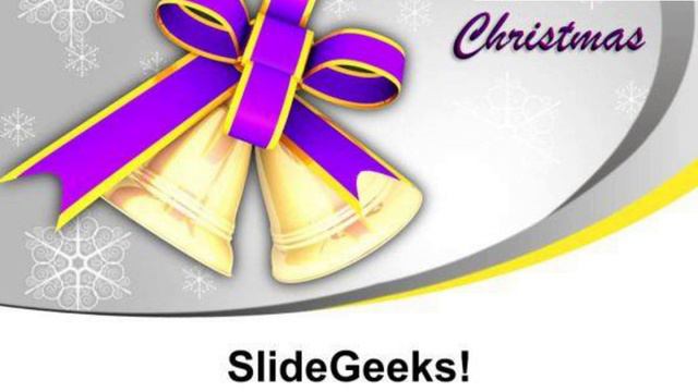 golden christmas bells for celebration powerpoint templates ppt backgrounds for slides 0513 смотреть онлайн